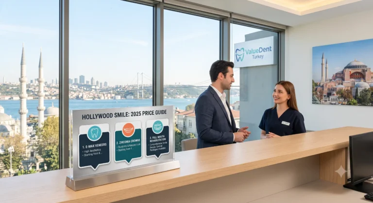 Hollywood-Lächeln in Istanbul: Preisübersicht 2025 bei der Valuedent Clinic