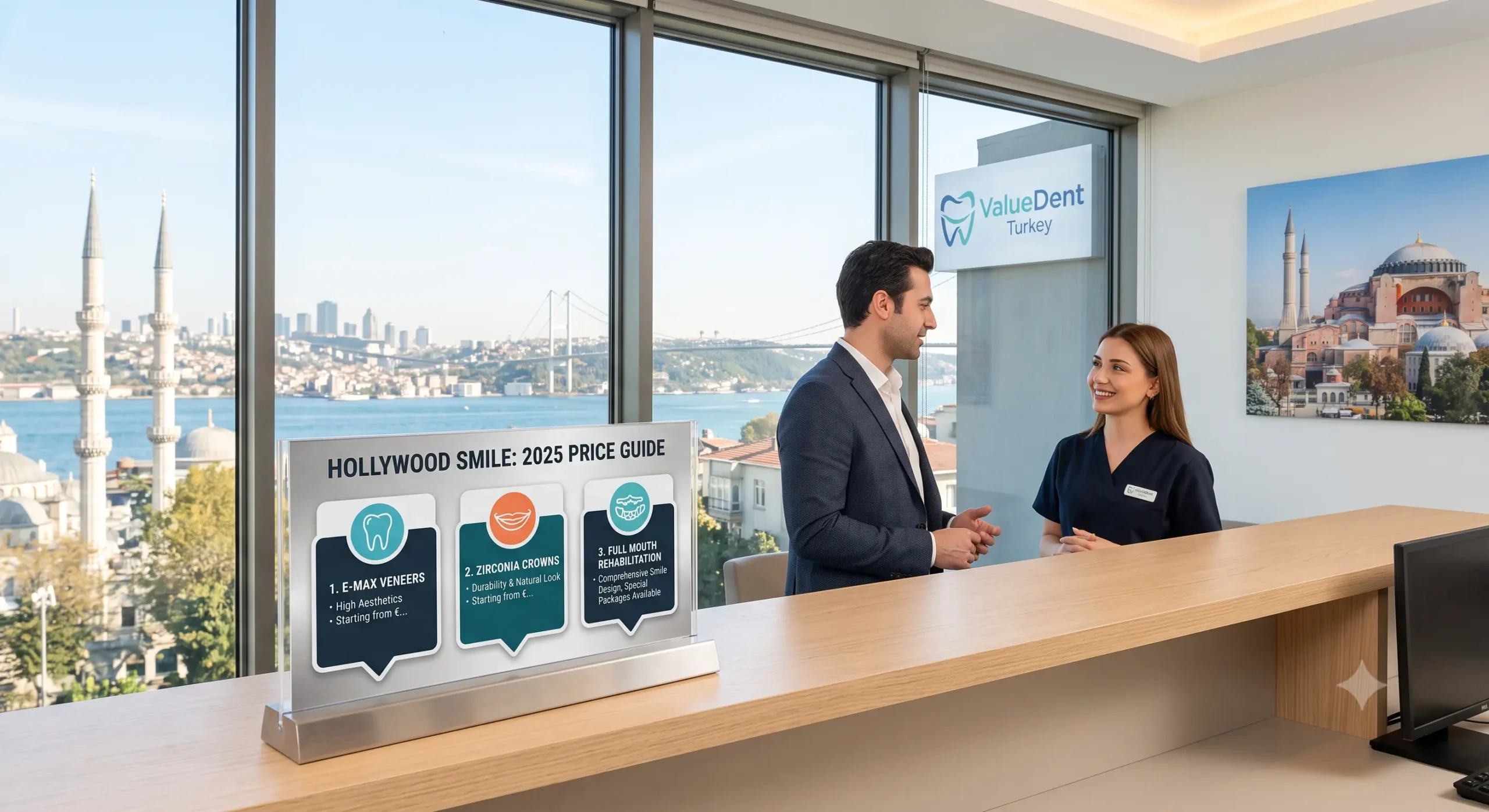 Hollywood Smile in Istanbul: 2025 Price Guide at Valuedent Clinic