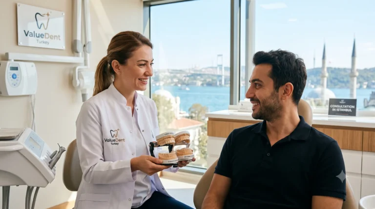 Wie Sie in Istanbul, Türkei, zwischen E-Max Veneers und Zirkonkronen für Ihr Hollywood-Lächeln wählen
